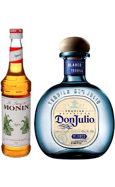 מיקס מרגריטה טקילה דון חוליו בלאנקו ומונין אגבה